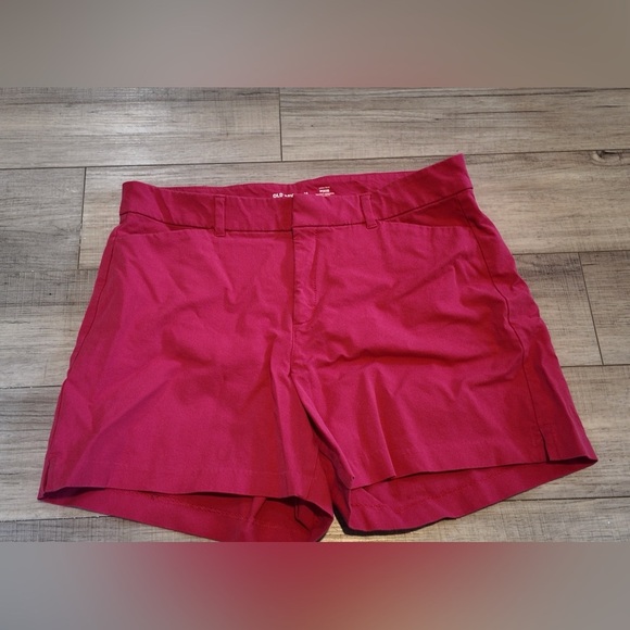 Old Navy High-Rise Pixie Pants – Size 14 Pink Secret-Smooth Pockets Stretch Work - Picture 1 of 9